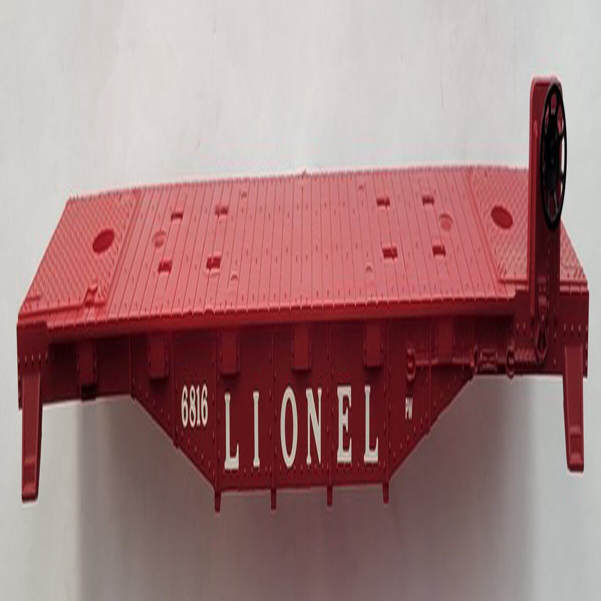 Lionel 26023-7 O27 Red Bulldozer Flatcar Frame #6816