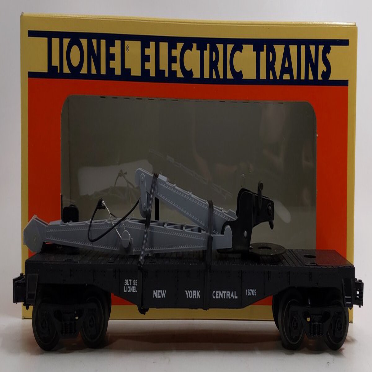 Lionel 6-16709 O Gauge New York Central Derrick Car LN/Box