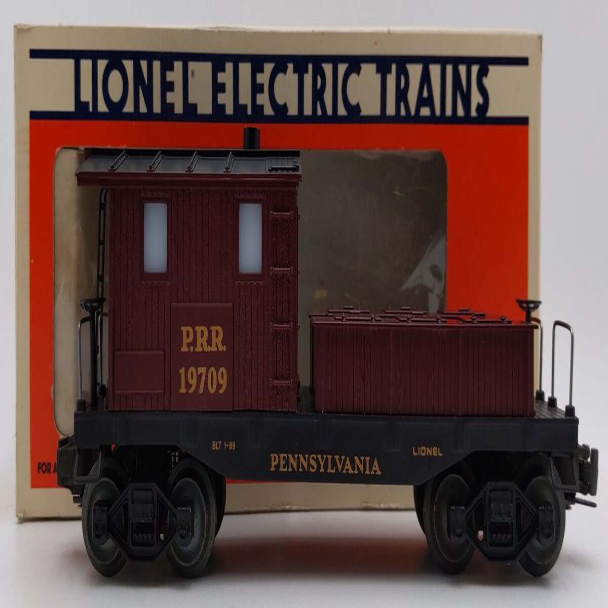 Lionel 6-19709 O Gauge Pennsylvania Illuminated Work Caboose with Smoke #19709 LN/Box