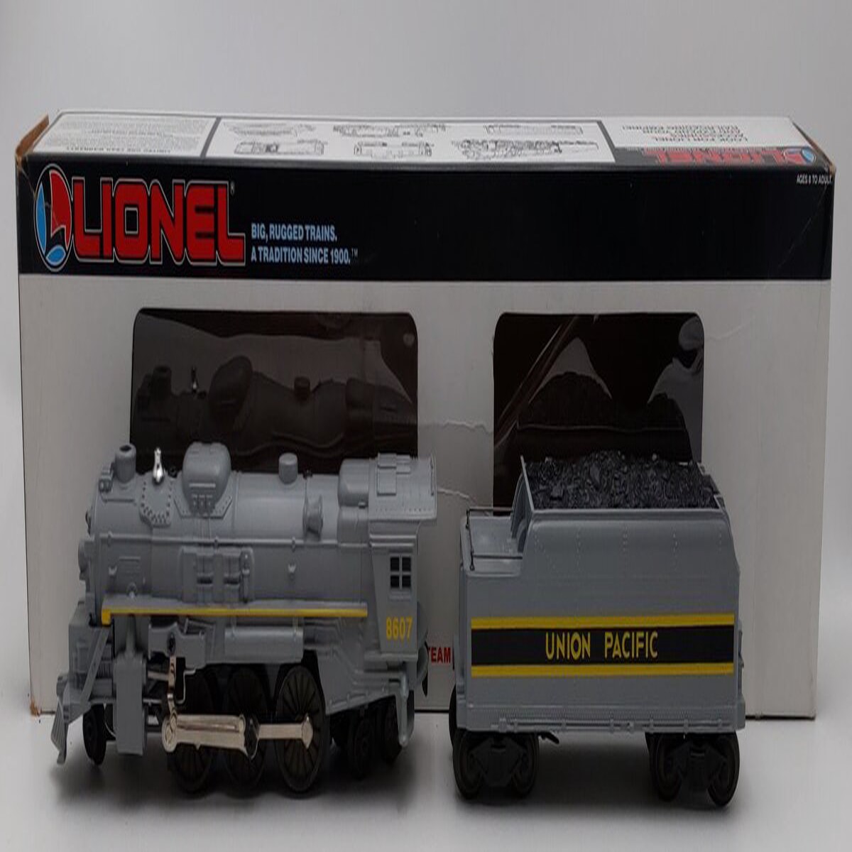 Lionel 6-18607 O Union Pacific 2-6-4 Gray Steam Locomotive &Tender #8607 LN/Box