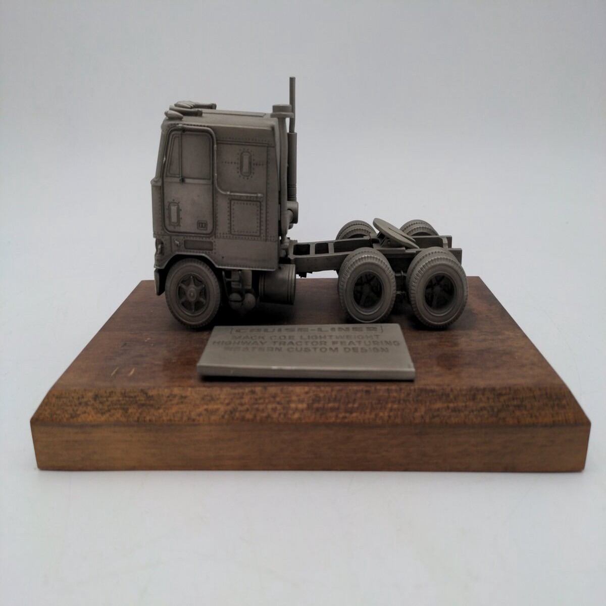 Mack Mack Truck Cruise-Liner Pewter Display Stand VG