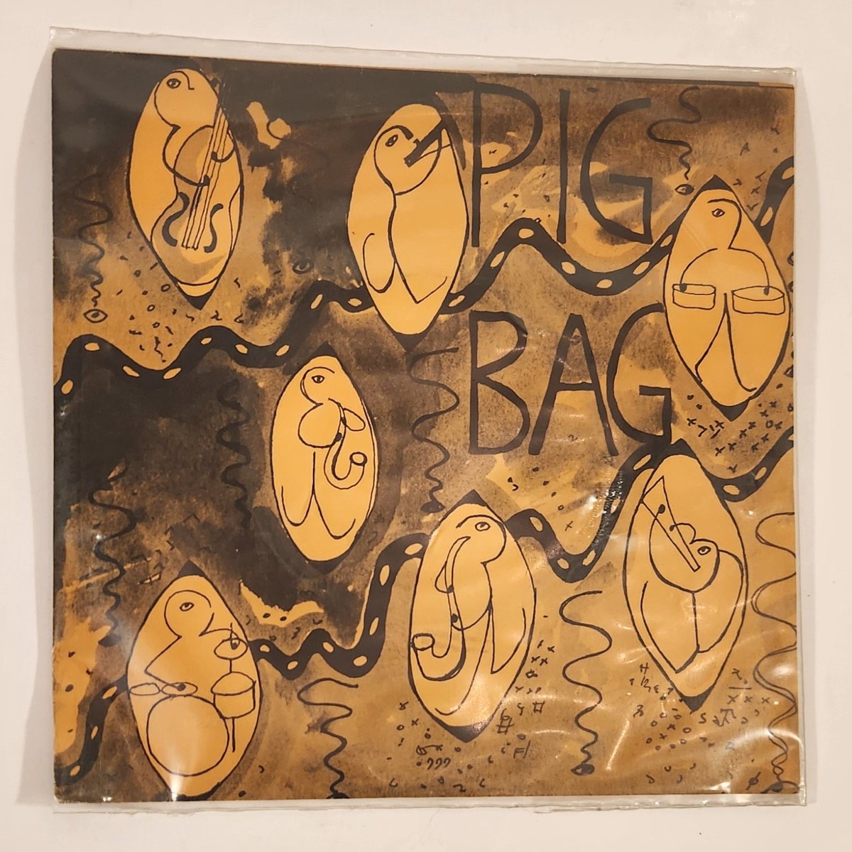 1981 Y Records Pigbag Papa's Got A Brand New Pigbag 7" Vinyl Record Album