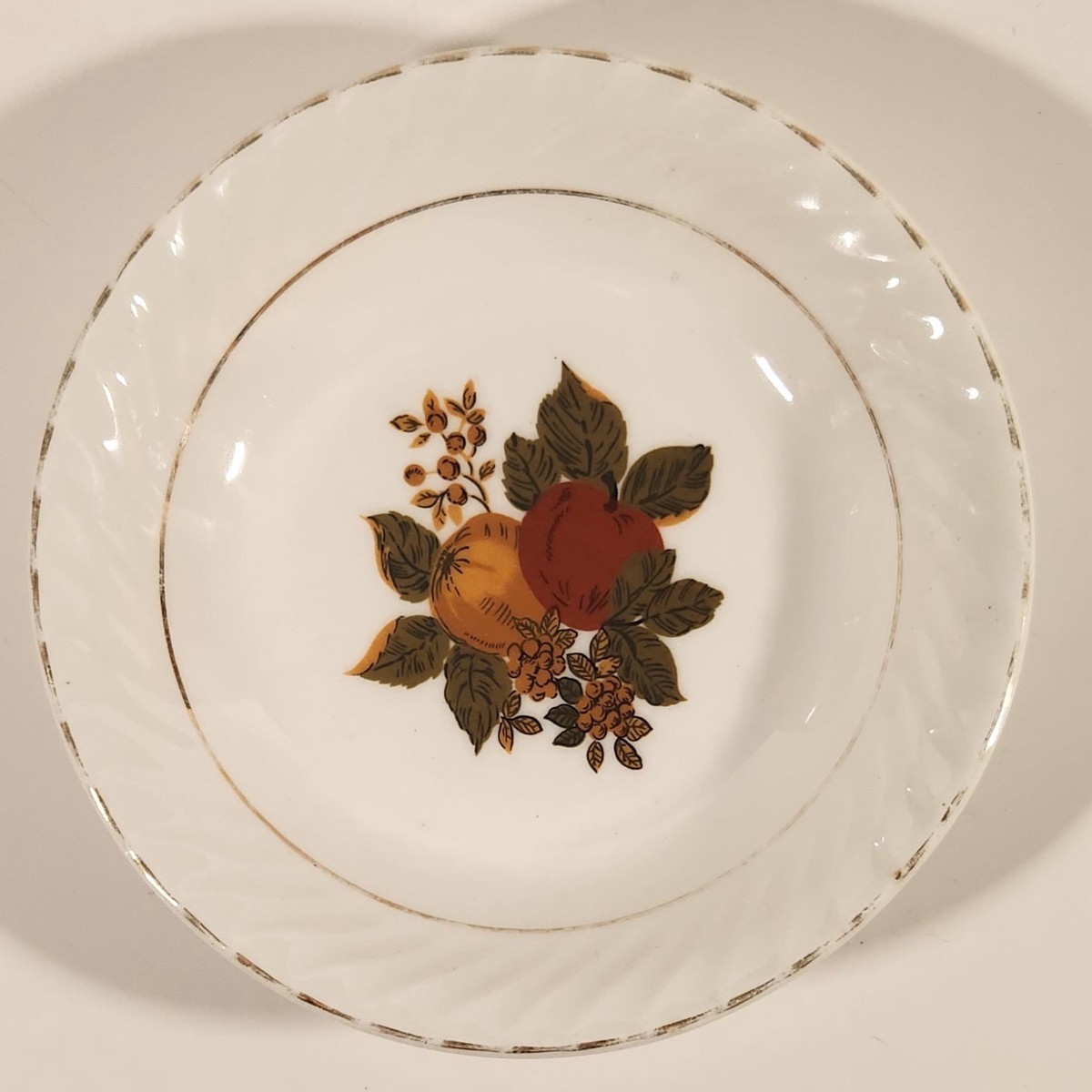 Enoch Wedgwood (Tunstall) Ltd English Harvest 5 1/4" Porcelain Dessert Bowl Berry Dish