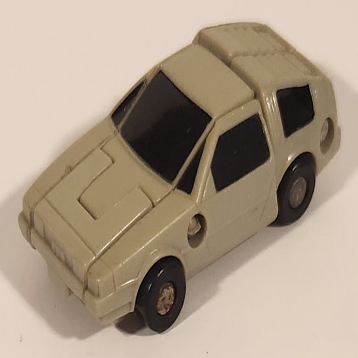 Vintage 1988 Hasbro Takara Transformers G1 Micromasters Autobots Swindler Delorean Grey Plastic Toy Car Figure