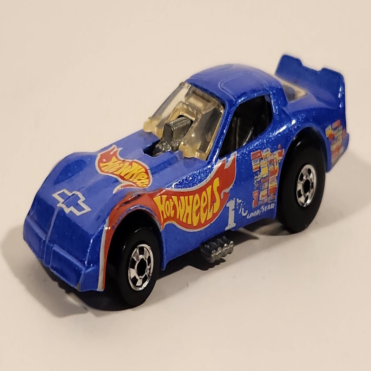 1994 Hot Wheels Firebird Funny Car Metalflake Light Blue Die Cast Toy Car Vehicle