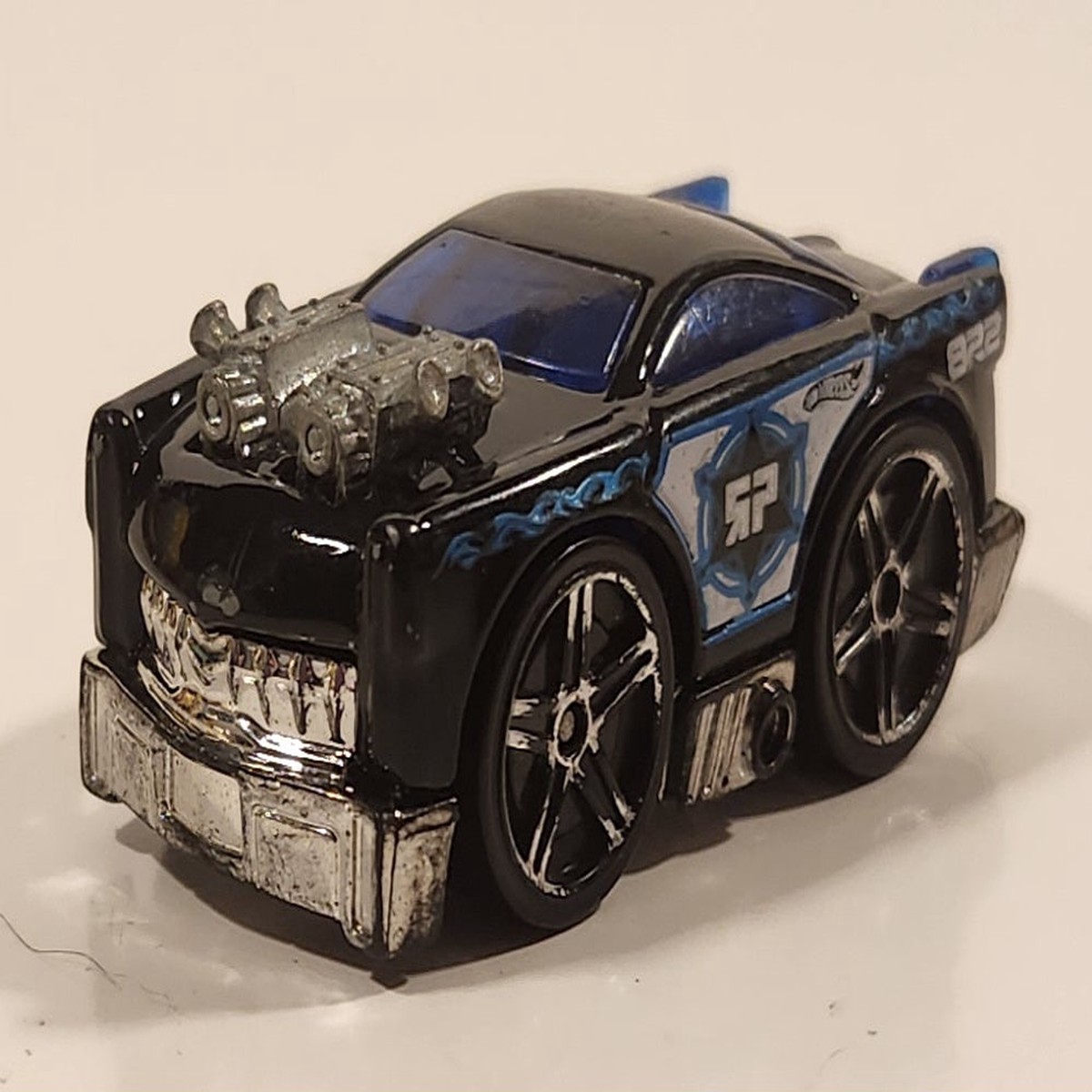 2005 Hot Wheels Roll Patrol Brick Cutter Black Die Cast Toy Car Vehicle