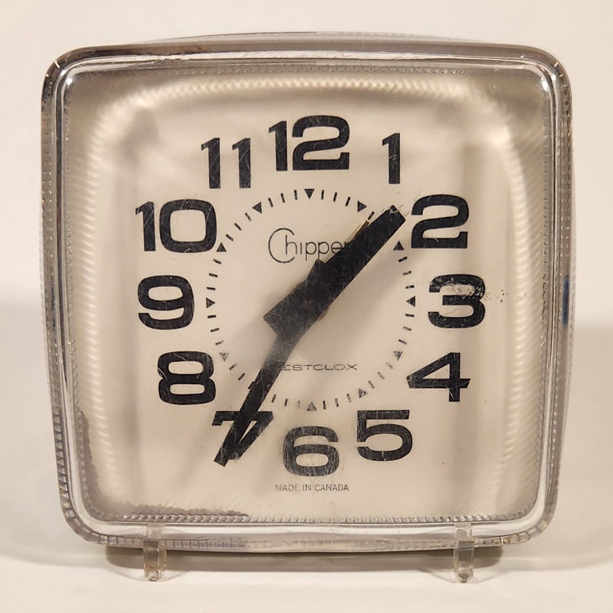 Rare Vintage Westclox Chipper Wind Up Alarm Clock Made in Canada