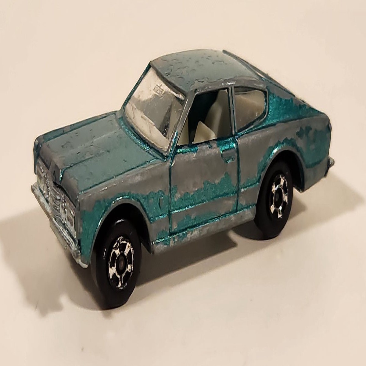 Rare VHTF Vintage Polistil RJ20 Ford Taunus Coupe GT Green Die Cast Toy Car Vehicle Made in Italy