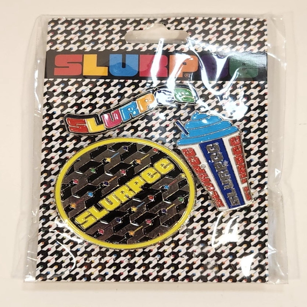 7-Eleven Slurpee Enamel Pin Set of 3 New in Package
