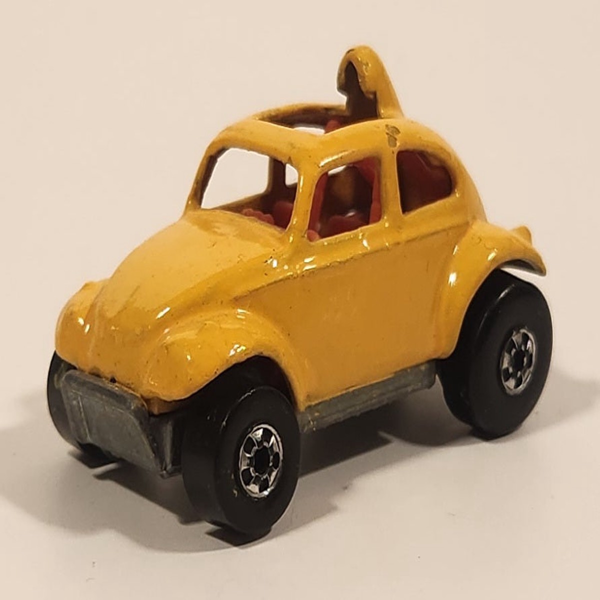 1989 Hot Wheels Auto Magic Baja Bug Volkswagen VW Beetle Metalflake Gold Die Cast Toy Car Vehicle