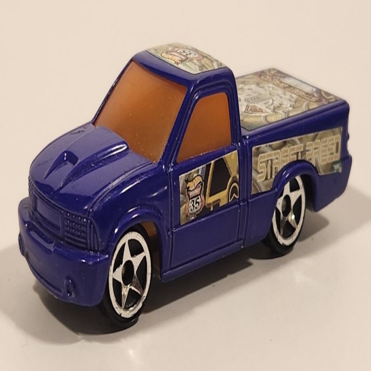 2003 McDonald's Hot Wheels Street Breed Street Truck Purple Die Cast Toy Vehicle