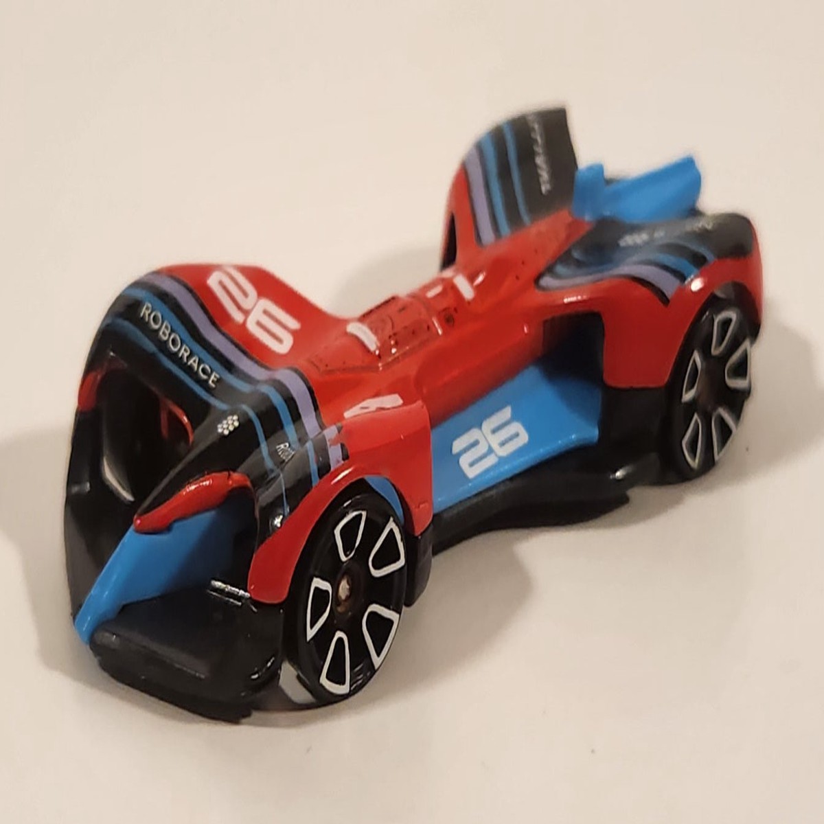 2020 Hot Wheels Speed Blur Roborace Robocar Red Black Blue Die Cast Toy Car Vehicle