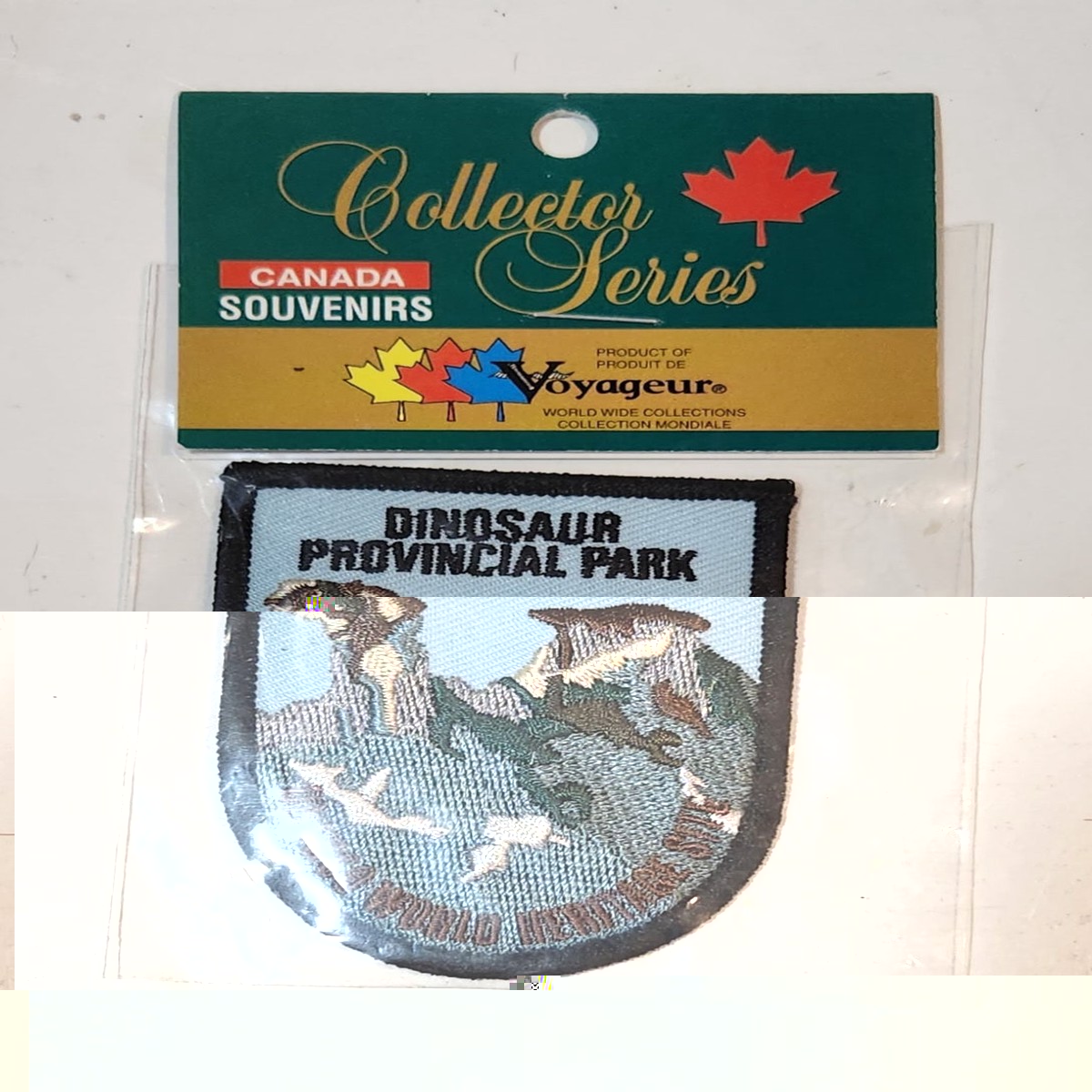 Dinosaur Provincial Park Unesco World Heritage Site Embroidered Fabric Patch Badge New in Package