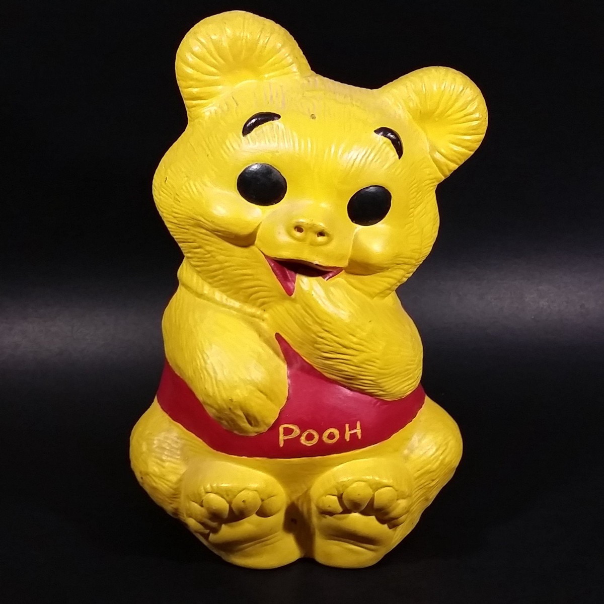 1973 Winnie The Pooh Hand Painted Signed and Dated 10" Ceramic Decorative Figure