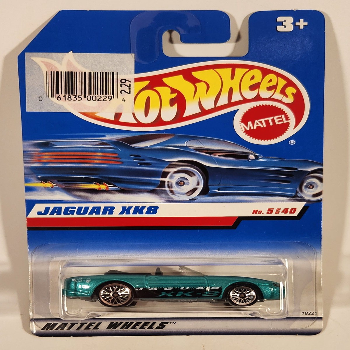 1998 Hot Wheels First Editions Jaguar XK8 Metallic Green Die Cast Toy Car Vehicle New in Package
