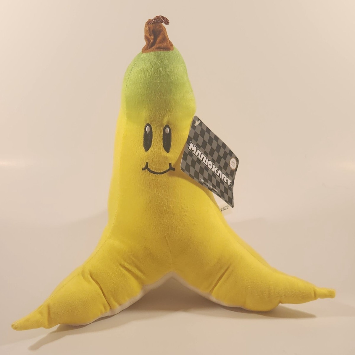 2024 Good Stuff Nintendo Mario Kart Banana Peel 10" Stuffed Plush Toy New with Tags