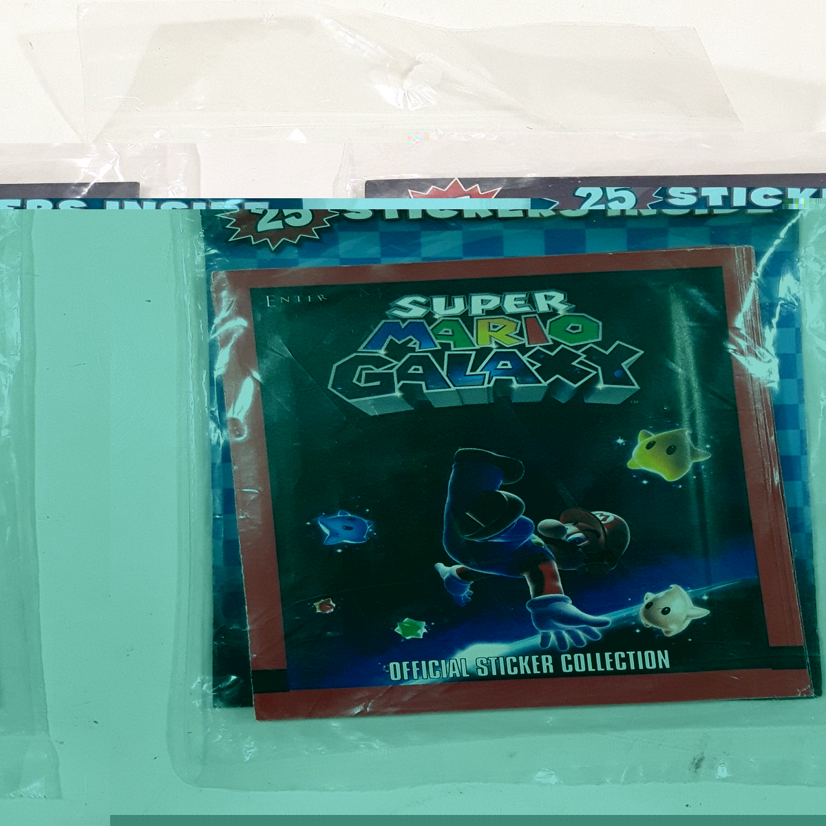 2012 MJ Holding Company Enter Play Nintendo Super Mario Galaxy Official Sticker Collection 25 Stickers Inside New in Package