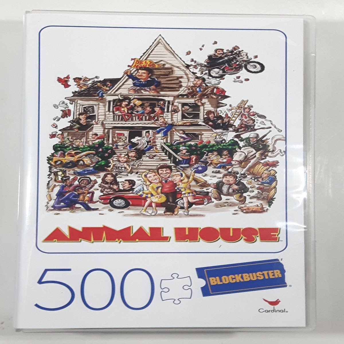 2019 Cardinal Spin Master Blockbuster Universal City Studios Animal House 500 Piece Puzzle New in Case