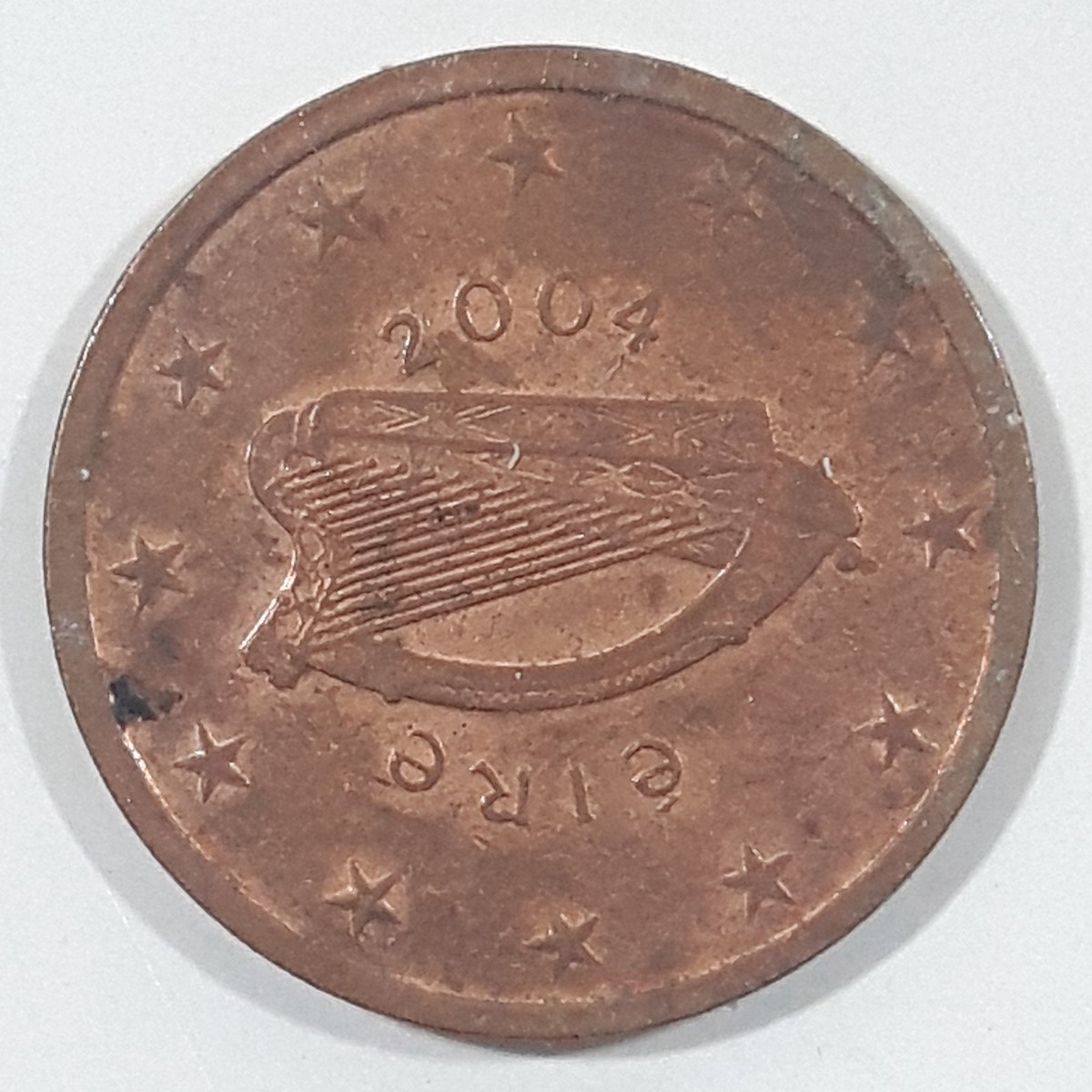 2004 Ireland Euro 2 Cent Coin